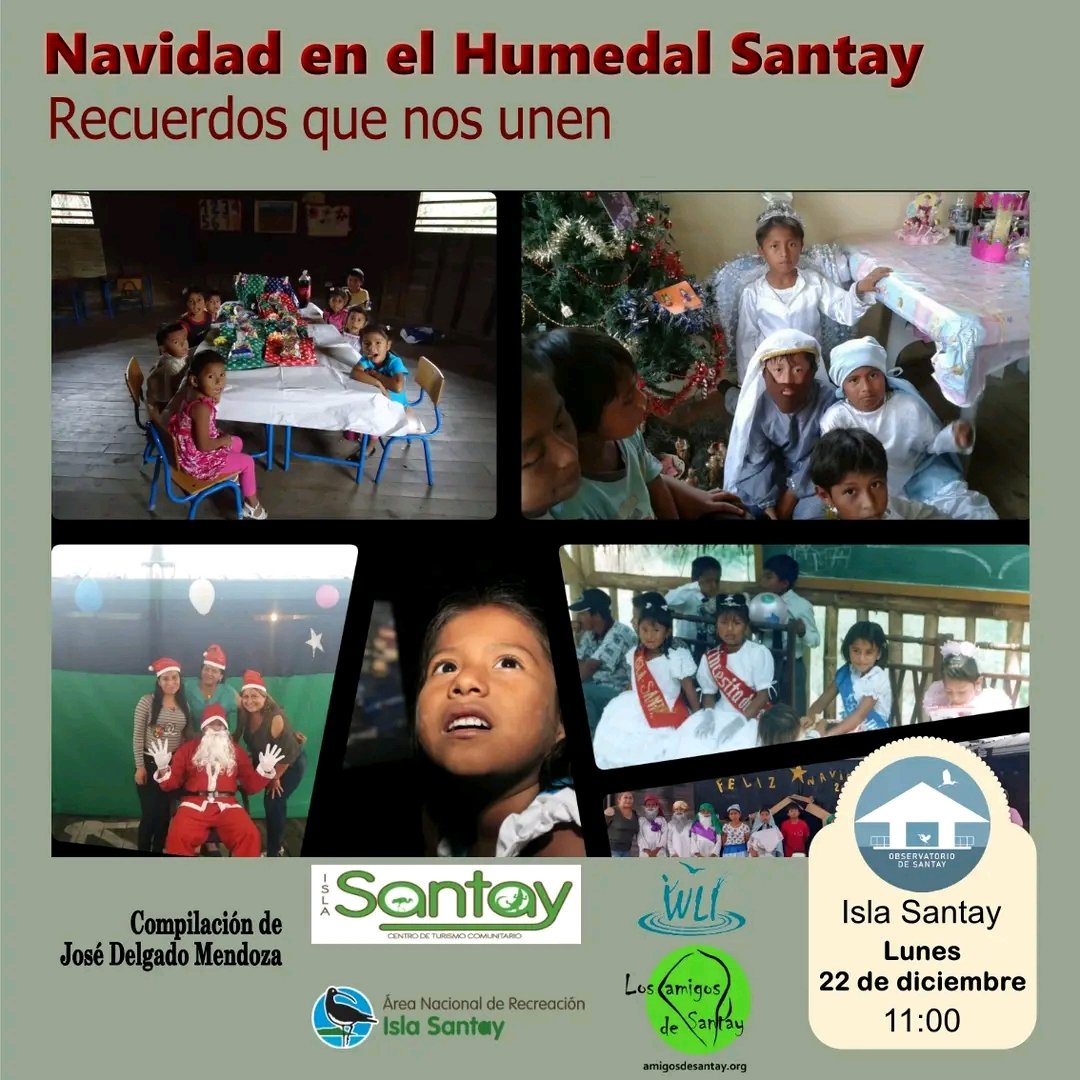 🎄 Navidad en Santay: recuerdos que nos unen
Para cerrar 2025, el Observatorio de Santay abre un espacio para volver a mirarnos y recordar.
Fotografías de 25 años de Navidades en la isla: la escuela, los niños, las familias, la música y los encuentros que nos han hecho comunidad.