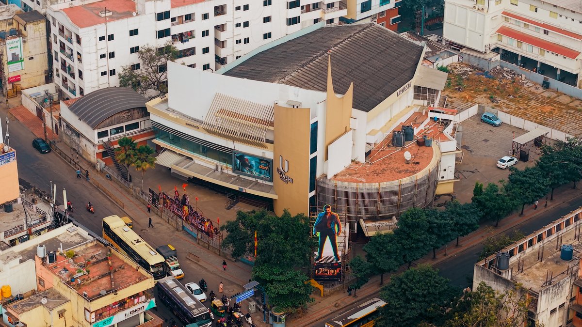 End of an era - Urvashi Theatre, Bengaluru! Another Bengaluru landmark to fade into the history. 

Which movie you remember watching in this Theatre?

One last look from the skies!

The shutdown follows a long-standing property dispute between Basetty Trust, the landowners, and