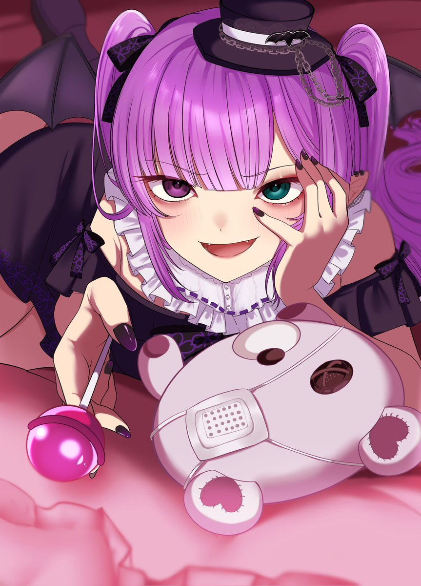 hnohanz122's tweet image. クライアント様のOCちゃん🦇💟
Skebのリクエストありがとうございました！

リクエスト随時募集してます🫶
詳細は固定よりご確認ください