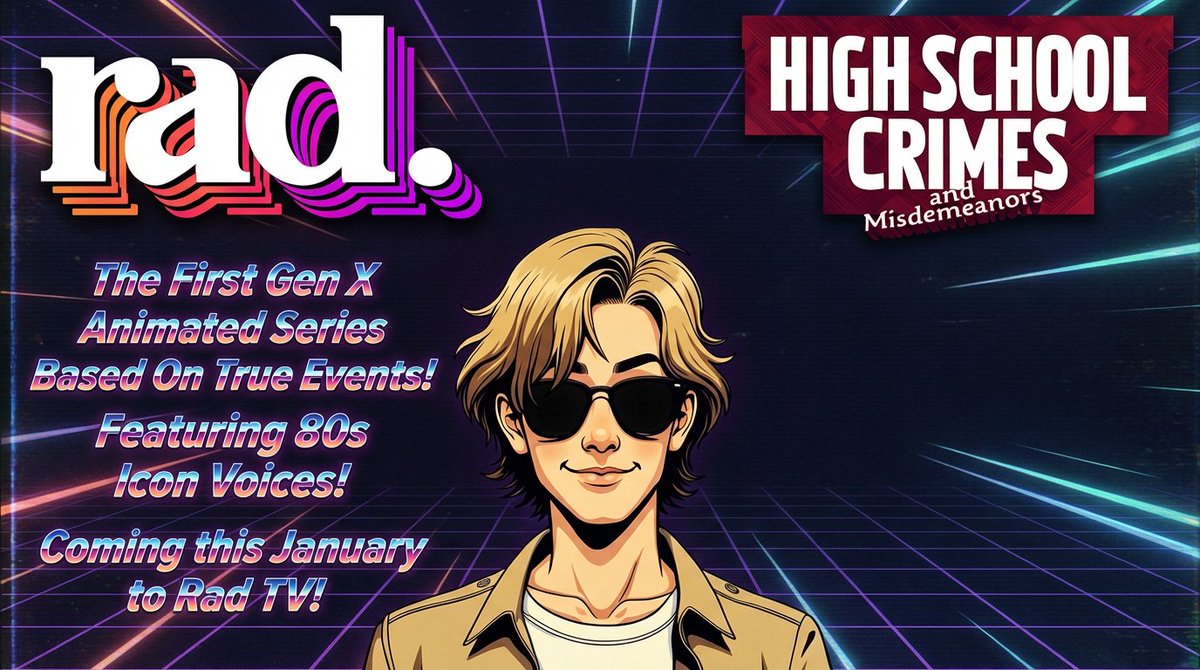 My #truestory #80s #genx memoir made exclusively with <a href="/Hailuo_AI/">Hailuo AI (MiniMax)</a> <a href="/minimax/">minimax</a> debuts on <a href="/RadNFTV/">Rad TV</a> this January! 

With #80s celeb voices &amp; surprises! 

PREVIEW: rad.live/watch/feature/…

<a href="/realshawnhunt/">Shawn of the Dead</a> <a href="/aiarttoday420/">aiarttoday</a> <a href="/aintitcoolnews/">Ain't It Cool News</a> <a href="/80sRetroRewind/">Retro Rewind 80s</a> <a href="/80sRewindAgain/">80sRewindAgain</a>