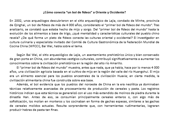 hoy_chile's tweet image. 【Columna WE TALK】
¿Cómo conecta “un bol de fideos” a Oriente y Occidente? #China #lamian #fideos #cultura  #arqueología