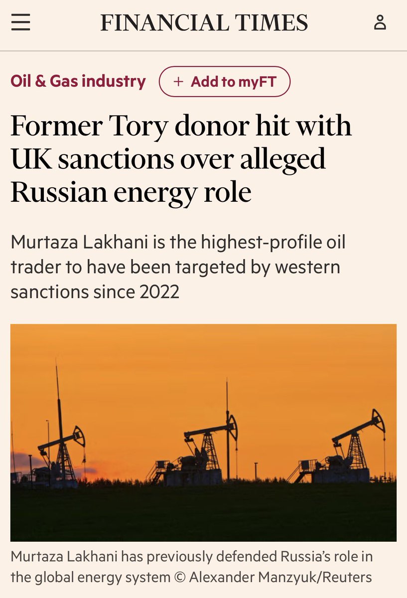 Shameful moment for the Conservatives. <a href="/KemiBadenoch/">Kemi Badenoch</a> will you donate this dirty Kremlin money to Ukraine?
