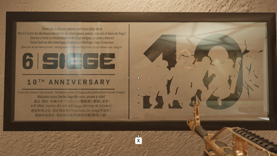 KudosOnYT's tweet image. Ubisoft just added this plaque to the event in the latest hotfix 😁

Every Siege dev I've ever interacted with have been some of the most genuine people I've come across. An incredibly passionate bunch.

Put aside your complaints for a moment and remember we wouldn't have this…