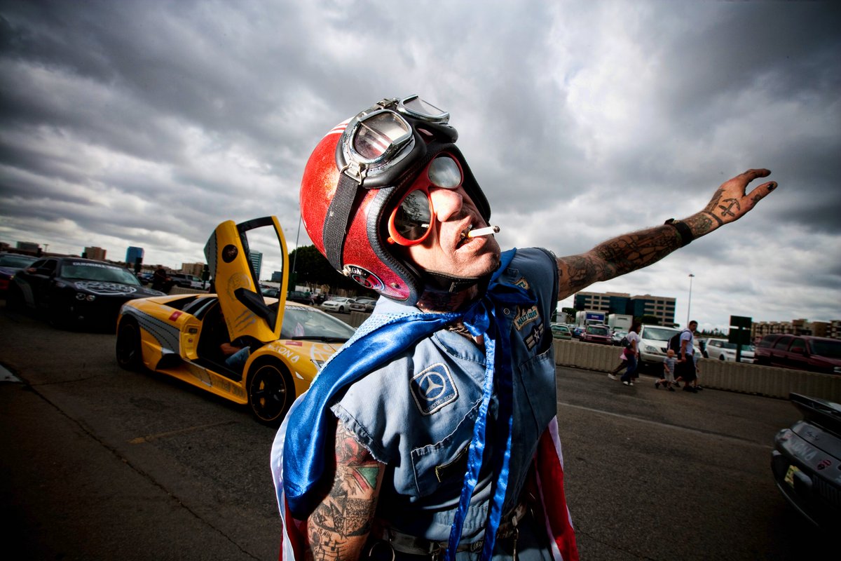 Punk Rock and Skateboarding legend, Duane Peters, photographed in L.A.