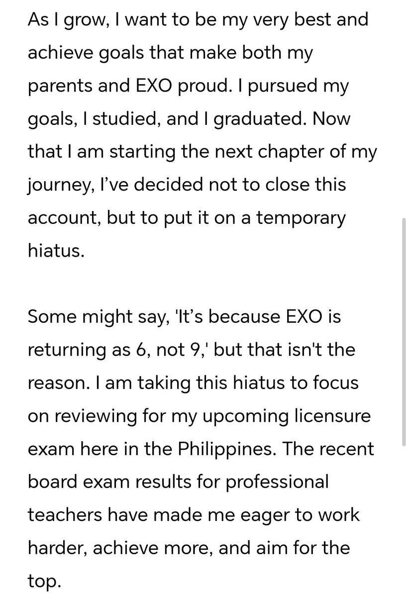 HIATUS | EXO Chart and News Update tweet media