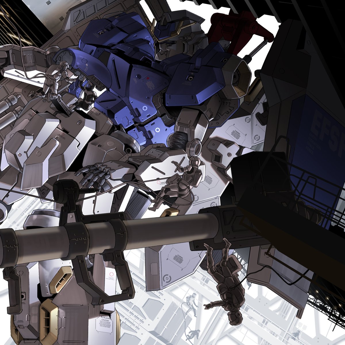 rakusakizumi's tweet image. 驚きゃしないよ
最近の試作機はガンダムフェイスばっかりさ