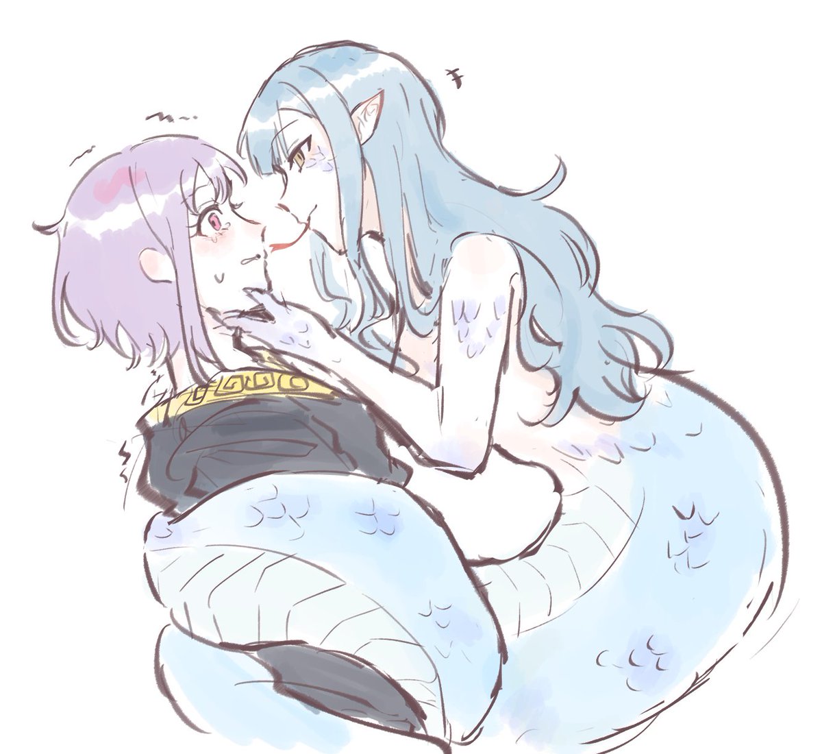 hui_0w0's tweet image. 道士和蛇妖