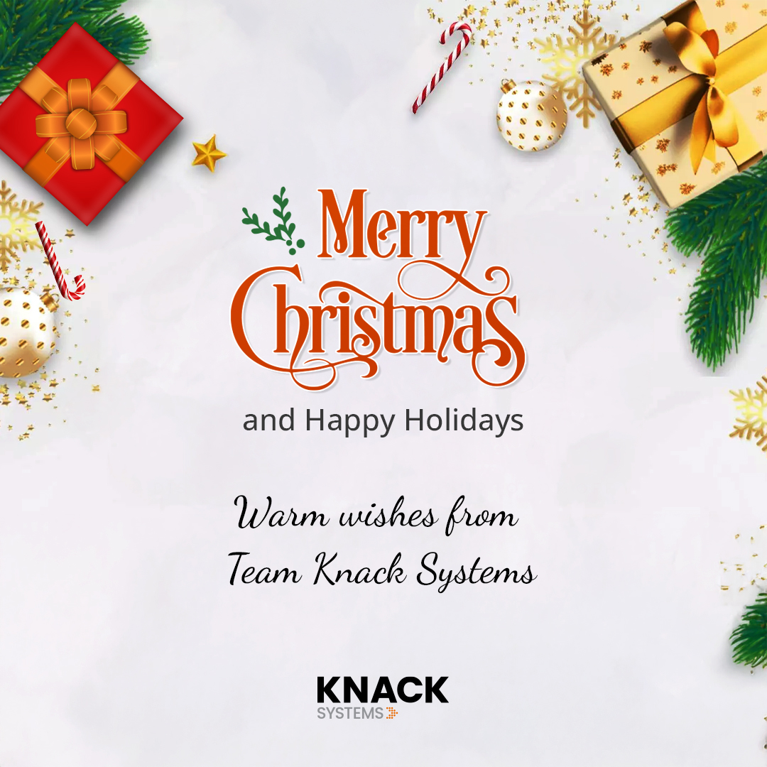 Season’s Greetings from Team Knack Systems 🎄

As the year comes to a close, we’re grateful for our customers, partners, and teams who made it meaningful.

Wishing you peace, joy, and time well spent with loved ones. Merry Christmas and Happy New Year! 🥂