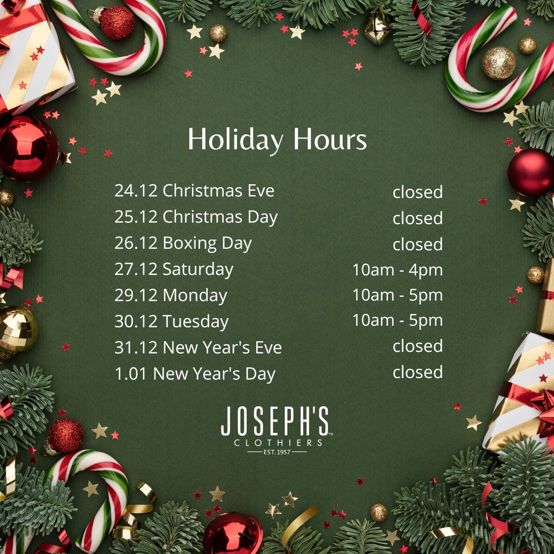 Joseph's Clothiers tweet media