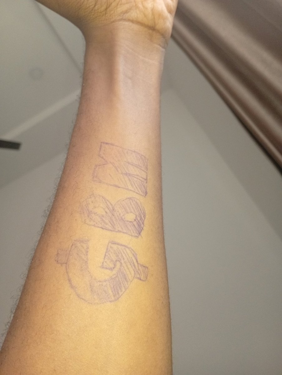 I clearly misunderstood the Zealy quiz 😭
Thought the Auction Festival grand finale was “Jake sending $100 to anyone with a GBM tattoo”.

So I decided to do this early, behold my limited edition, high-conviction GBM tattoo. Hope Jake notices and sends the $100 anyway
<a href="/FakeEStott/">Jake</a>