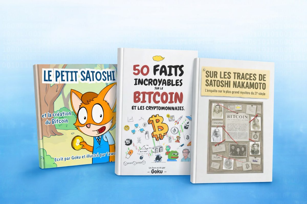 🎁 Noël, c’est faire des cadeaux… mais c’est aussi se faire plaisir pour bien finir l’année

Si tu veux te faire un cadeau 100 % crypto, tu peux t’offrir (ou offrir) un de mes livres, disponibles sur Amazon 👇

📕 Mon dernier livre : Sur les traces de Satoshi Nakamoto