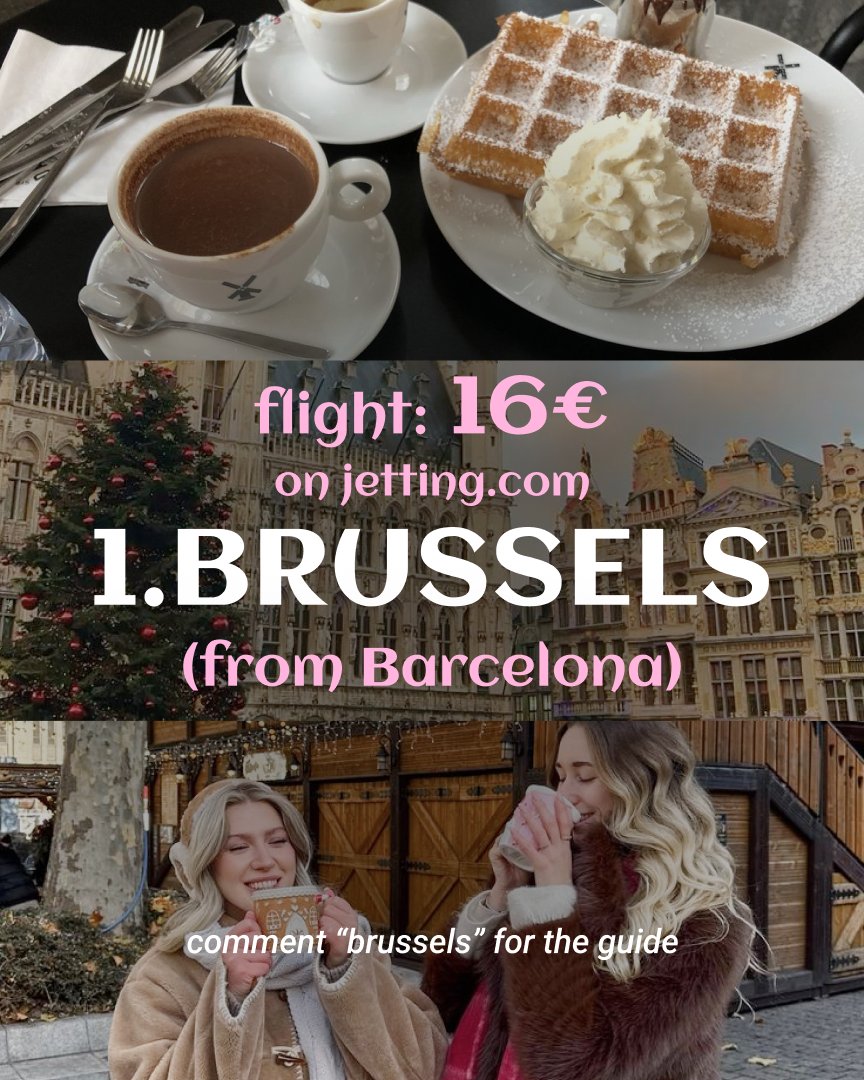 Jetting_com's tweet image. Your next trip starts here.
Fly to Europe — with fares starting at just 22€!
Quick escape, small budget, big feeling — real memories without overspending.
📲 Book now on jetting.com and go make some memories!
#cheapflights #jetting_com #flightsToEurope