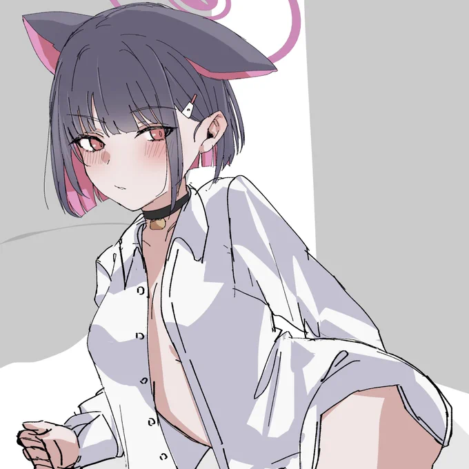 wip… 取り合えず色ラフ出来たんでこれから線画‥ 余裕があれば塗りも…
