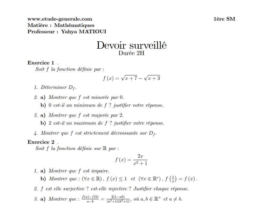 etudegenerale's tweet image. (1ère bac sm) 
Devoir surveillé sur les fonctions numériques ✍️
etude-generale.com/devoir-surveil…

#maths #mathematics #mathématiques #1bac #1bacsm