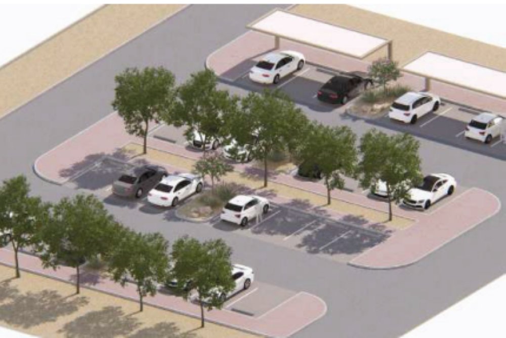 اشتراطات جديدة لمظلات مواقف السيارات في #العلا 