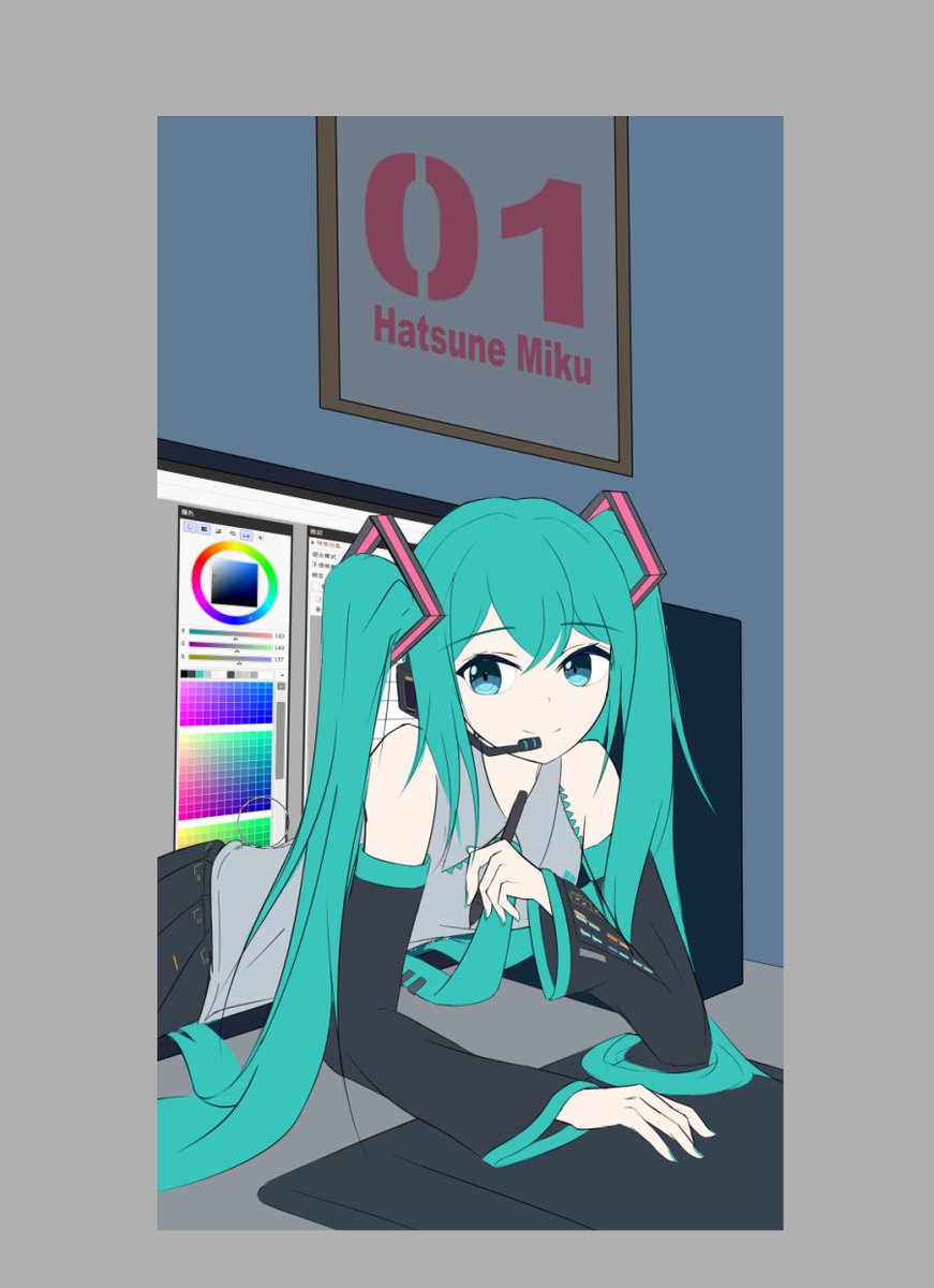 It has  been totally 10 months 
since  I upload my last illustration😭. 

But I'll  come  back😀

Ui's illustration will also be upload before the end of 2025 🥰(probably😢)
#hatsune_miku #vocaloid  #初音未来 #初音ミク