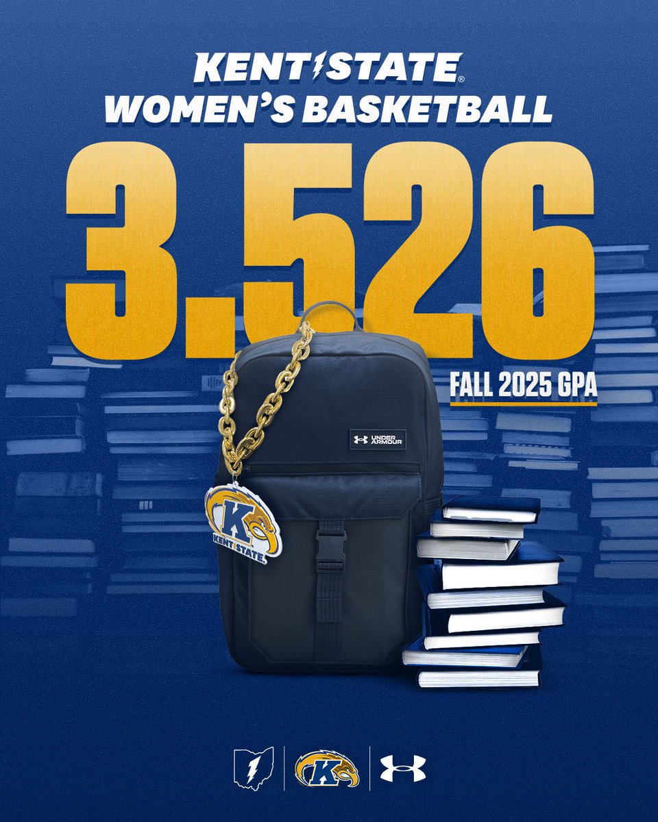 KentStWBB's tweet image. The Golden Flashes got it done in the classroom once again with the 3rd highest term GPA in program history!

#GoFlashes⚡️