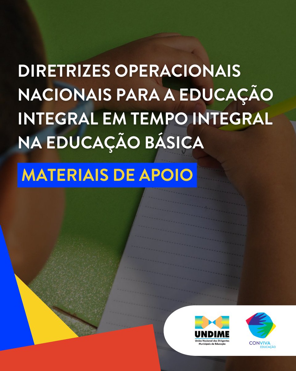 Undime disponibiliza materiais de apoio para a implementação das Diretrizes Operacionais Nacionais para a Educação Integral em Tempo Integral na educação básica

Leia e acesse os materiais 👉🏾 bit.ly/4pUoQkQ