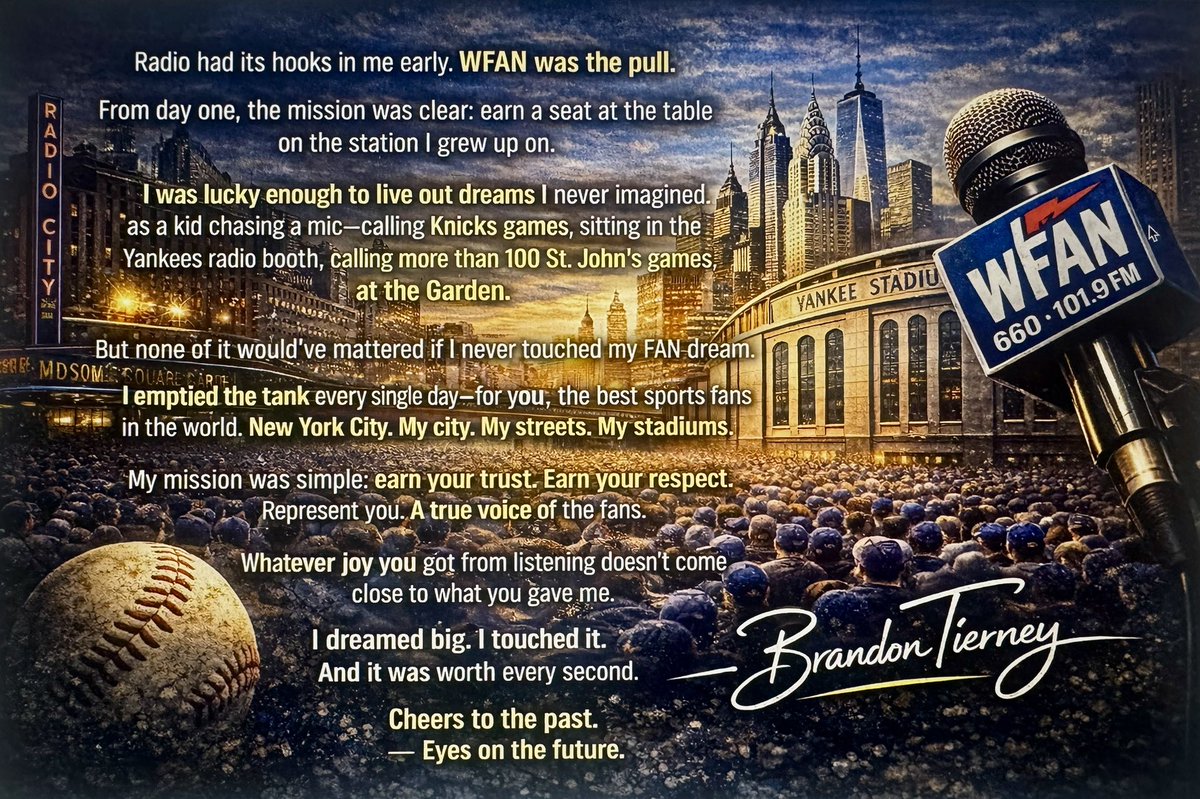 BrandonTierney's tweet image. Thank YOU. 🫡