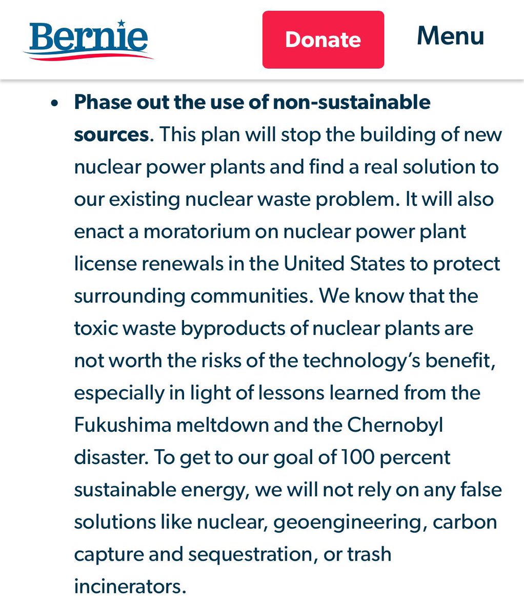Bernie Sanders complains about the energy needs of data centers but opposes nuclear power