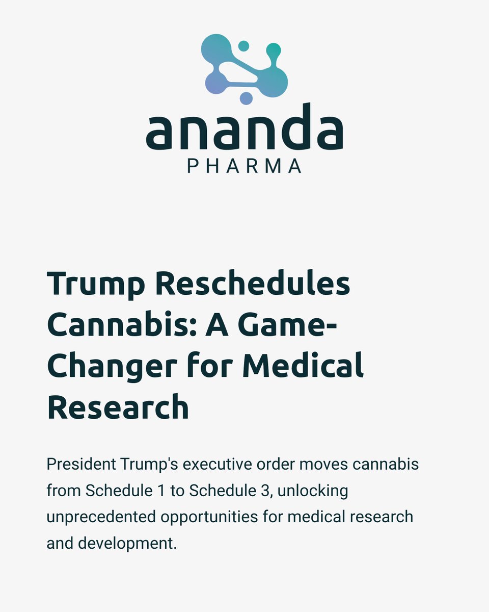 Ananda Pharma tweet media