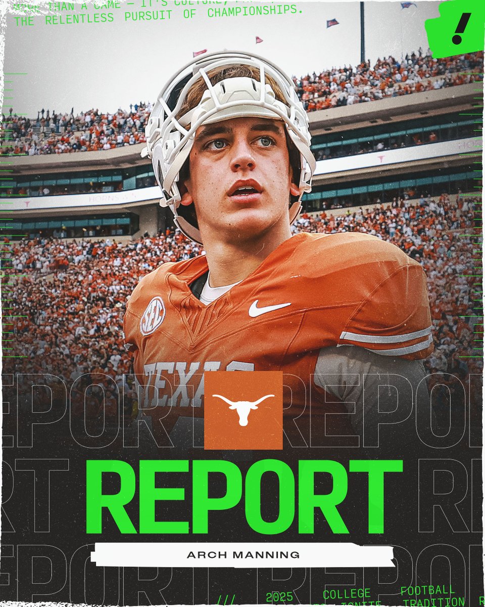YahooSports's tweet image. Texas QB Arch Manning will take a pay cut next season to support the Longhorns' pursuit of a national title, per @On3sports.