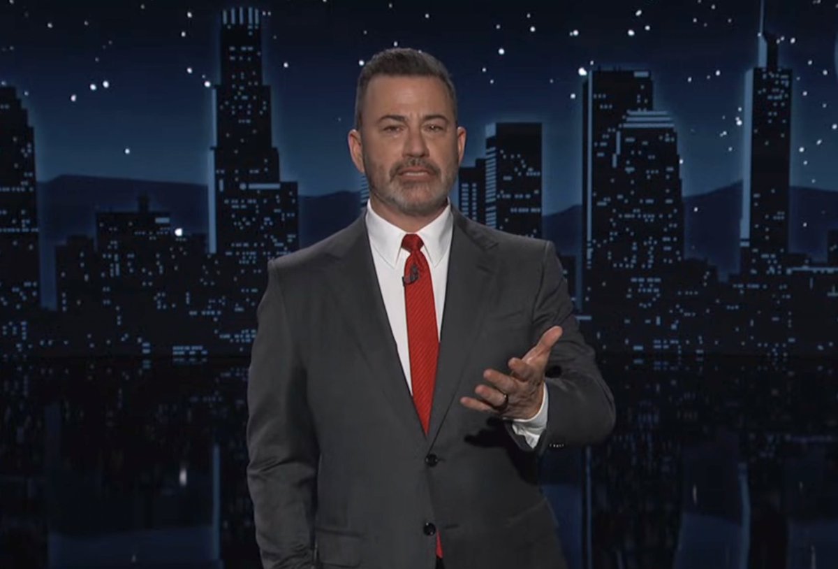 Variety's tweet image. Jimmy Kimmel fought back tears during his final show of 2025 as he thanked fans for getting him through "a hard year": "I’m crying already, I’m sorry."

“This has been a strange year. It’s been a hard year. We’ve had some lows, we’ve had some highs. For me, maybe more than any…