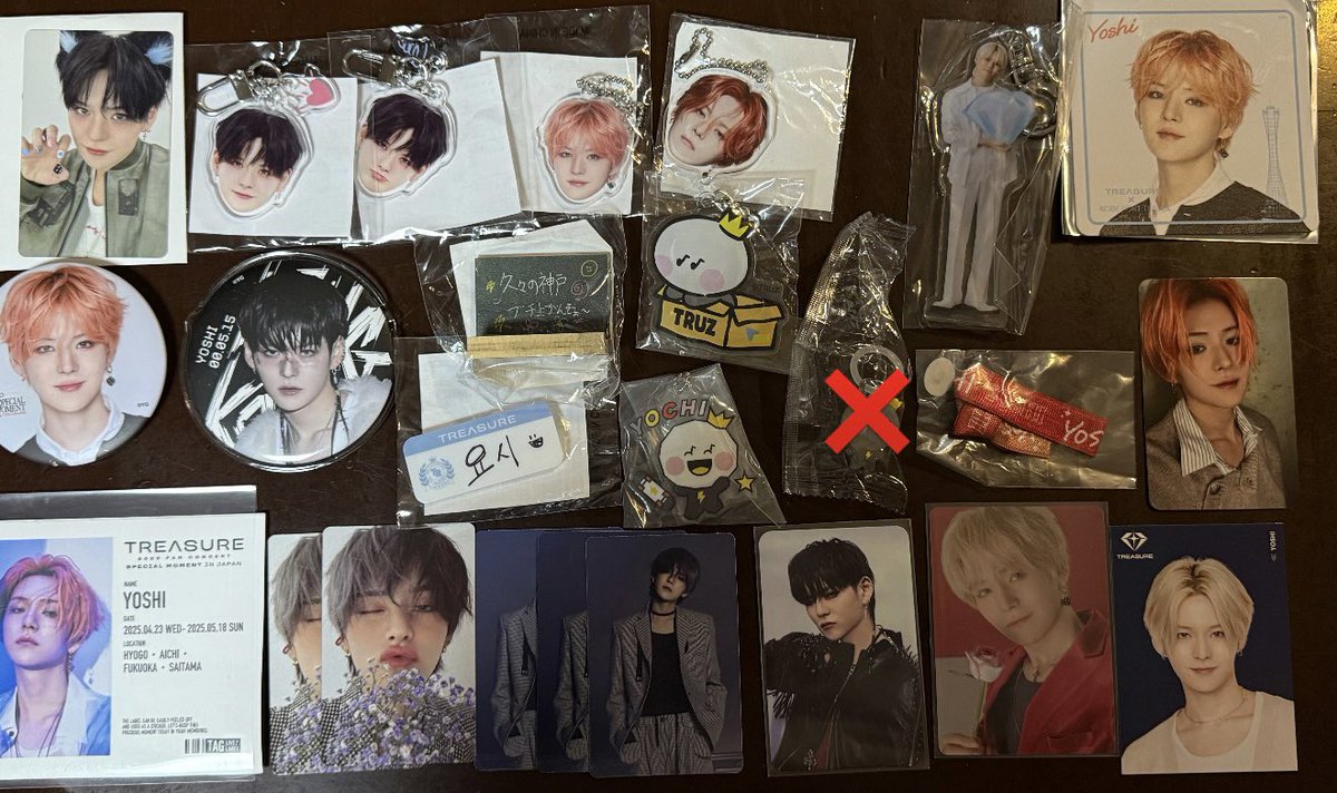 treasure truz 交換 買取 ヨシ ヨチ yochi アサヒ 缶バ 特典 トレカ