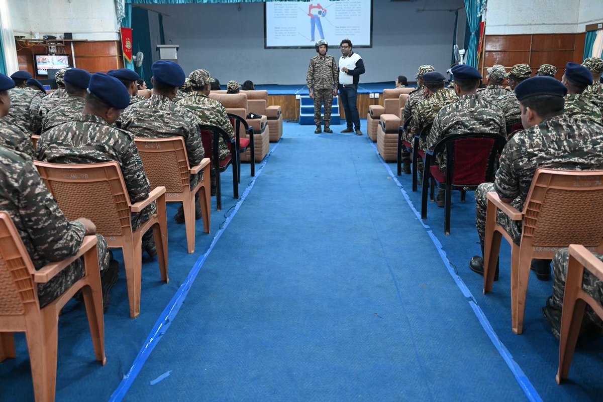 GCCRPFGTY's tweet photo. Road Safety Awareness Program held at GC CRPF Guwahati. Organized by RCWA Guwahati in collaboration with Honda Safety Driving Education Centre. Smt. Neelam Dhyani Head RCWA motivates jawans & families to adopt safe driving practices as highlighted by the team#RoadSafety #GCGTY" https://t.co/hBF7bfi9Kj