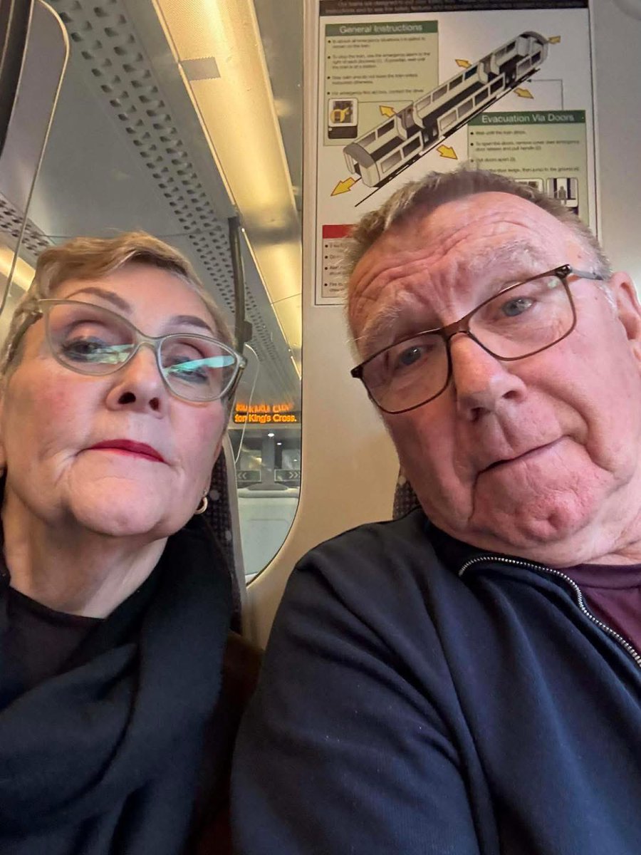 “Book a romantic weekend in Torquay my husband said!! So we did! Then he happened to say 3hours later oh Barnsley are in Exeter on the Saturday!! It’s only a hour away on the train! I’ll get us tickets…. So here we are off to Torquay for our romantic weekend!!”

Brilliant. 🤣👏