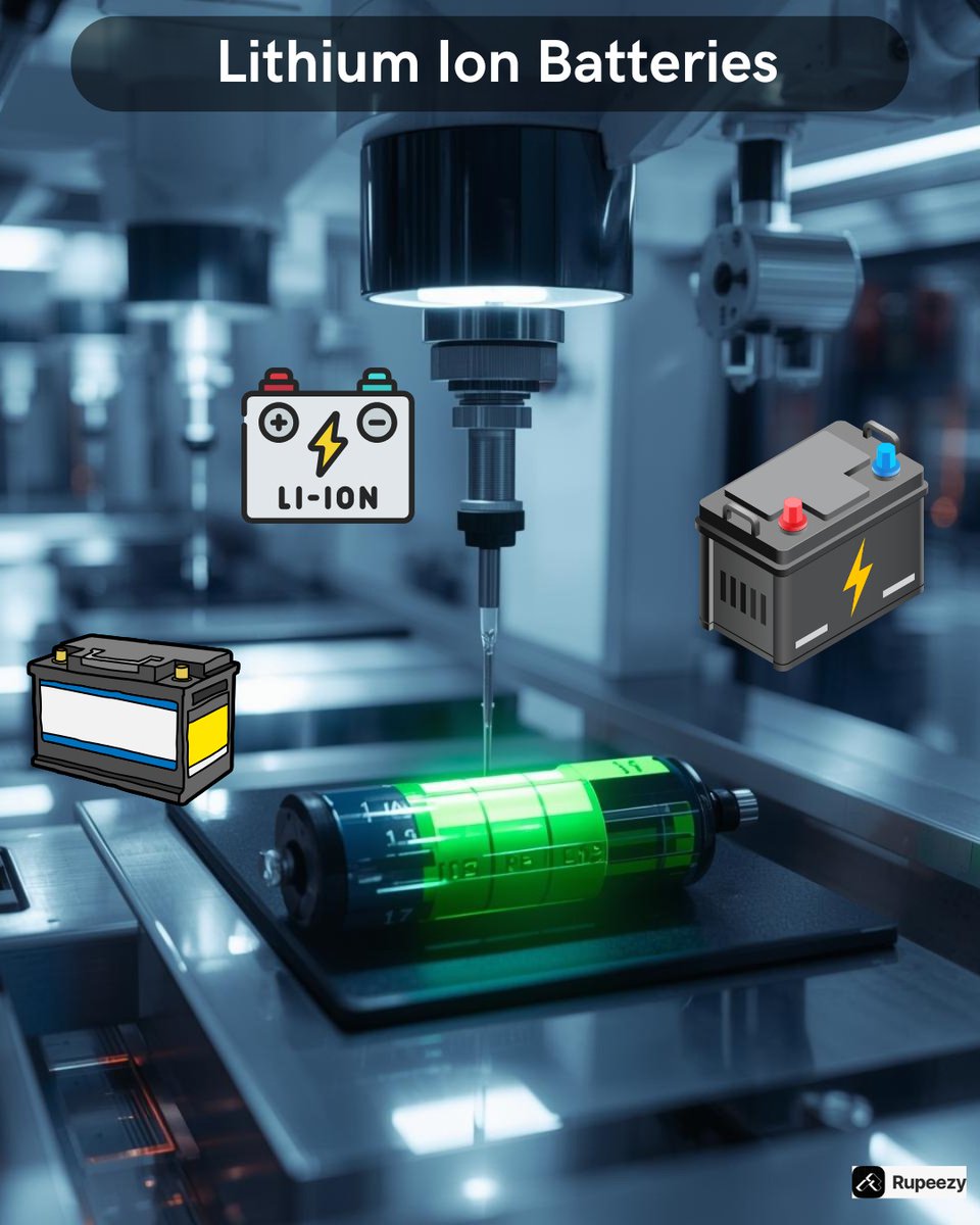 RupeezyOfficial's tweet image. 👉 India’s lithium battery sector built for the future, but challenged in the present

👉India’s lithium battery story so far.

🌟 A 🧵 Thread 👇

#Lithium #lithiumion #ev #eletronic #lithiumbatteries #battery #stocks #stockmarketsindia