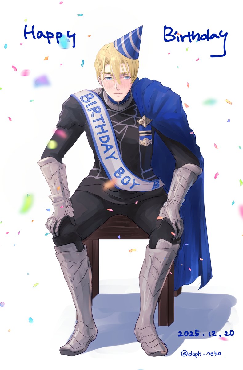 today's birthday boy🥳🎉🎉
#ディミトリアレクサンドルブレーダッド生誕祭2025
