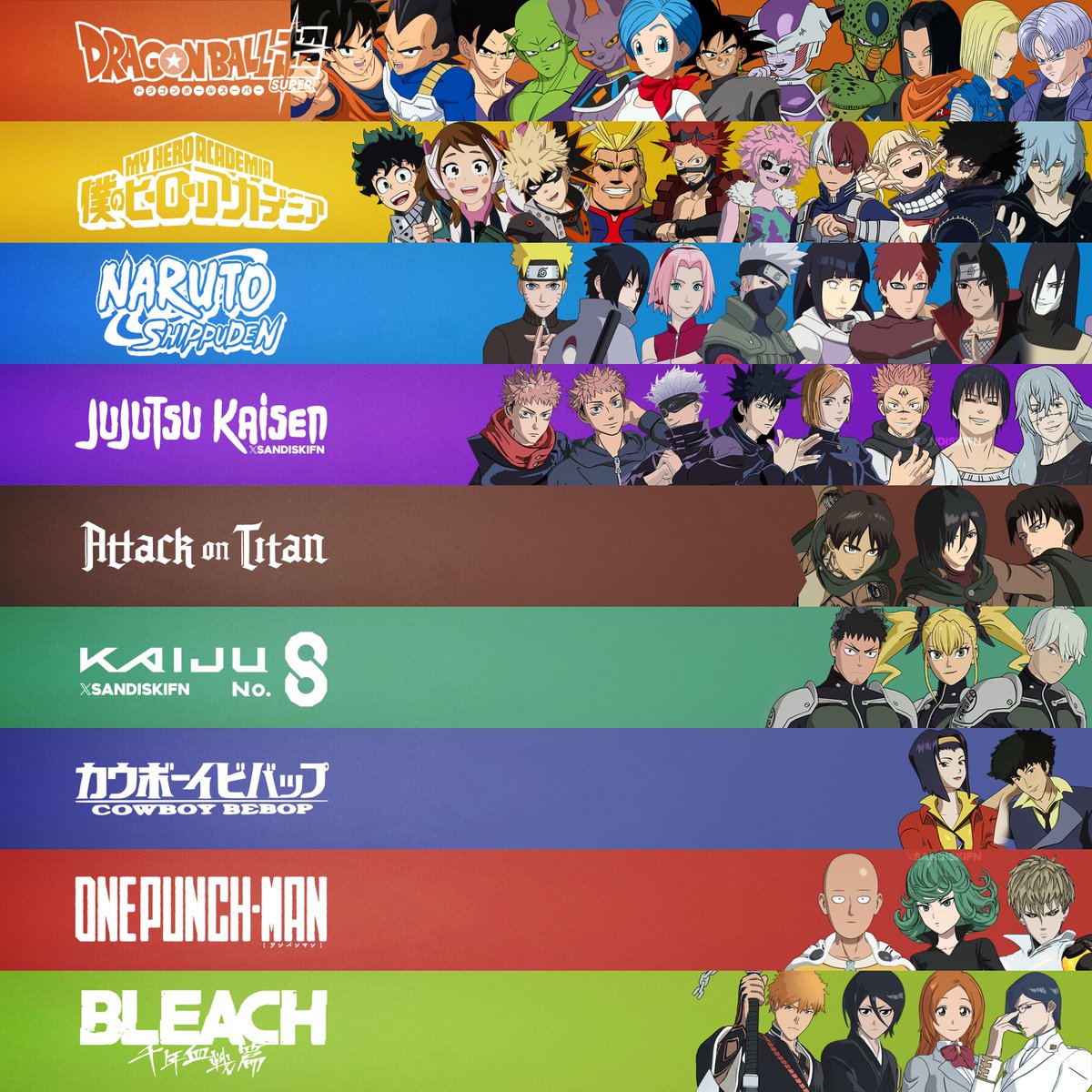 sandiskifn's tweet image. 📺 Fortnite x Animes!