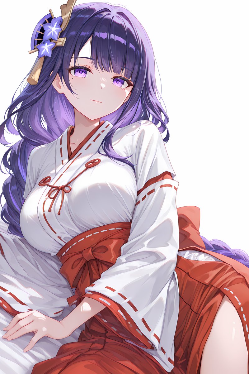 nekoAImia's tweet photo. 雷電将軍 https://t.co/aBjIl8T5Dw