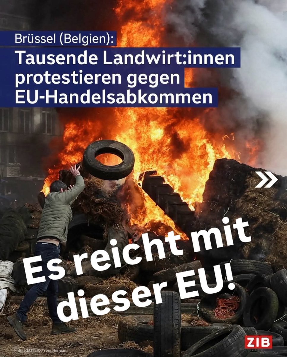 Brüssel bringt das Volk auf die Barrikaden. Zurück zur Normalität.
#PATRIOTS