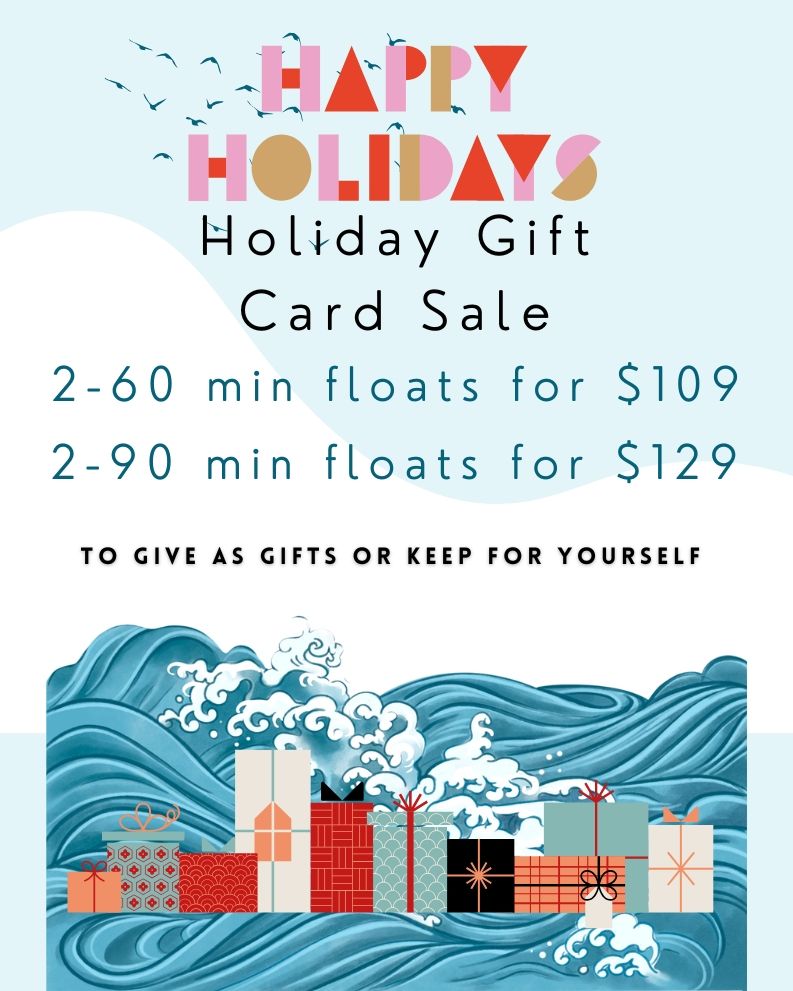FloatopiaNj's tweet image. 🎁Holiday Savings You Don't Want To Miss🎁 -floatopianj.floathelm.com/store/giftcards