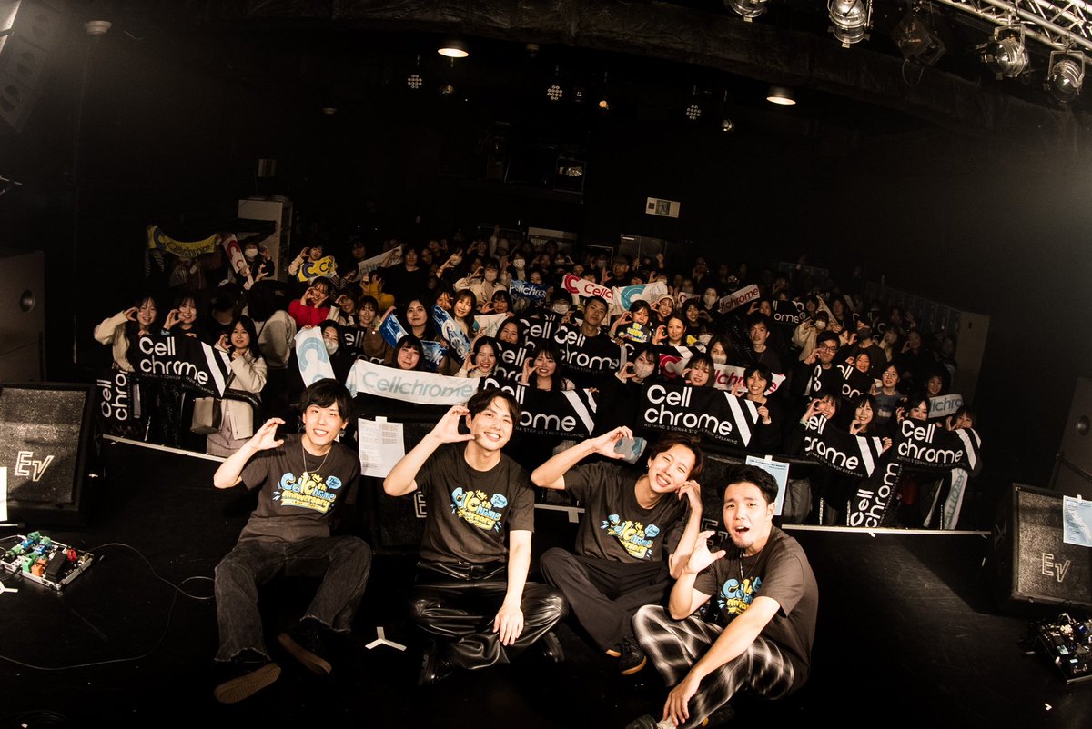 Cellchrome_jp's tweet image. 10th Anniversary Tour
名古屋公演ONEMAN LIVE

初めてライブをしたこの場所で
10周年を祝えたことを嬉しく思います❤️‍🔥

ご来場ありがとうございました！！！
これからもずっとよろしく💫

#Cellchrome