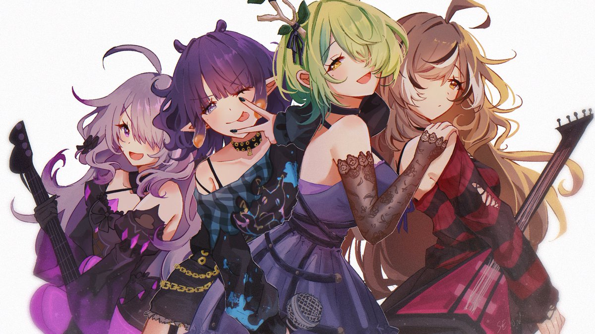 SE10ON's tweet image. HoloRock 🗿💜💚🤎 

 #bijouwled #inART #FineFaunart #drawMEI