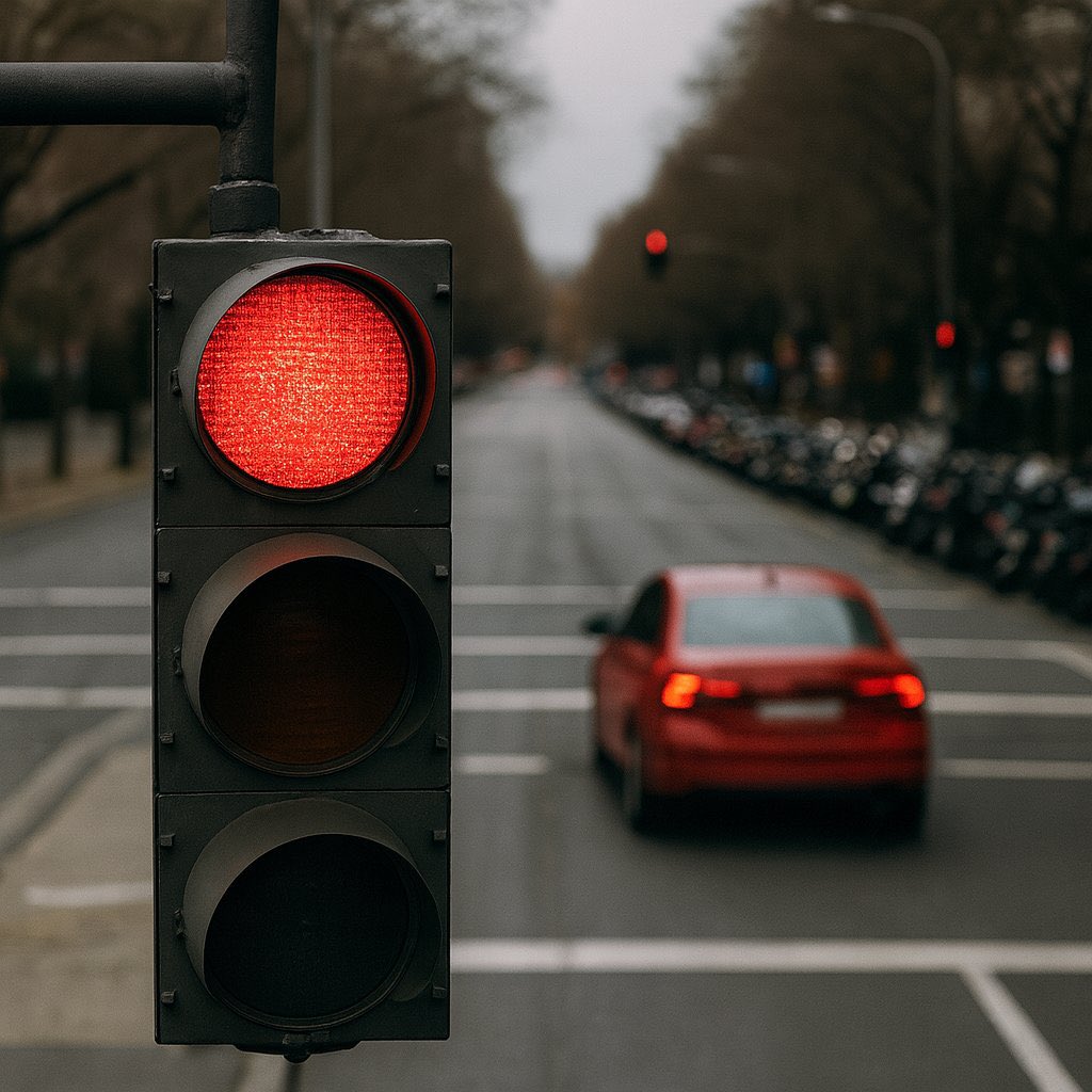 Yeni düzenlemeyle birlikte kırmızı ışıkta 6 kez geçen sürücülerin ehliyeti tamamen iptal edilecek.