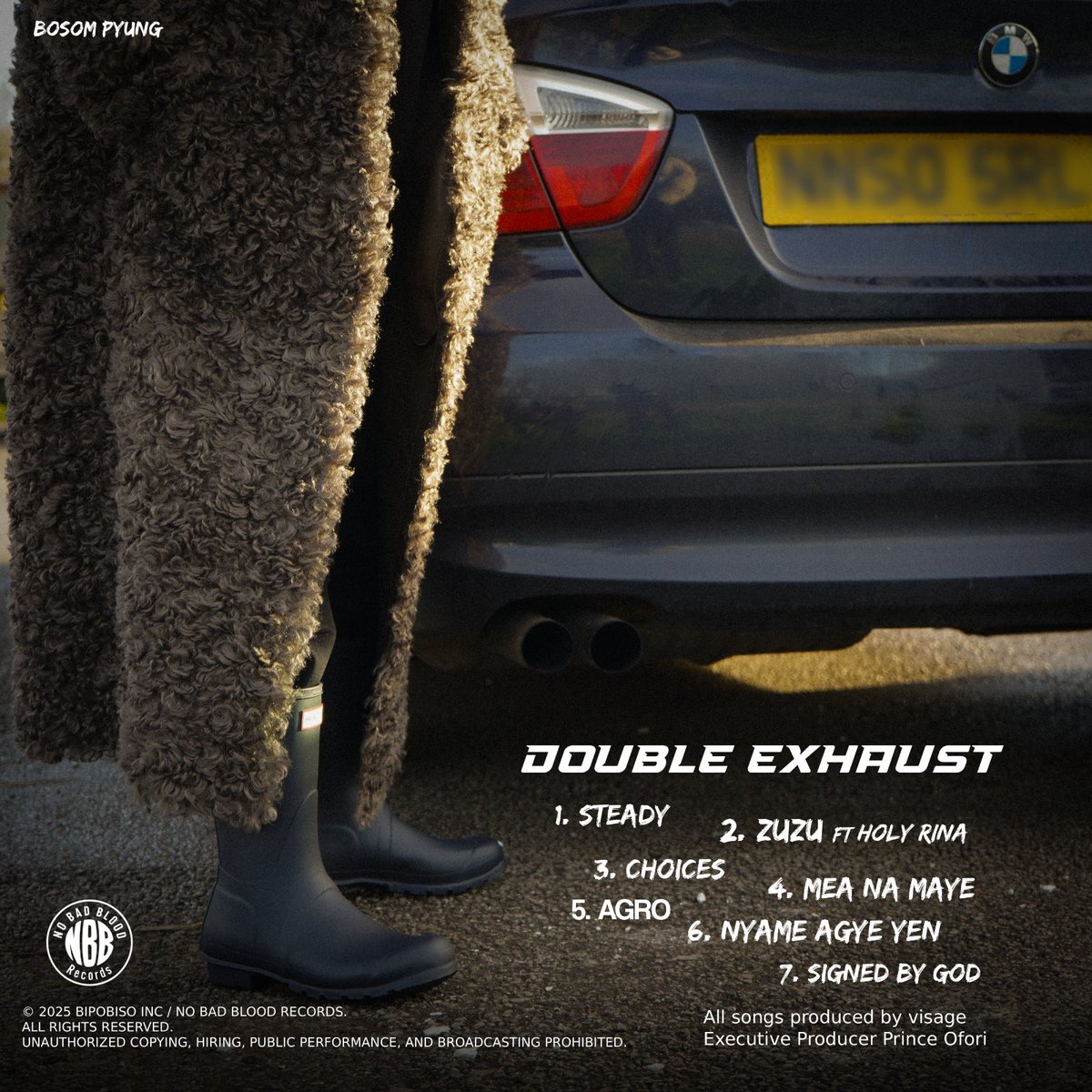 bosom_pyung's tweet image. DOUBLE EXHAUST. The Album out in stores Tomorrow. 20.12.25. 
Pre-save🕢💨
