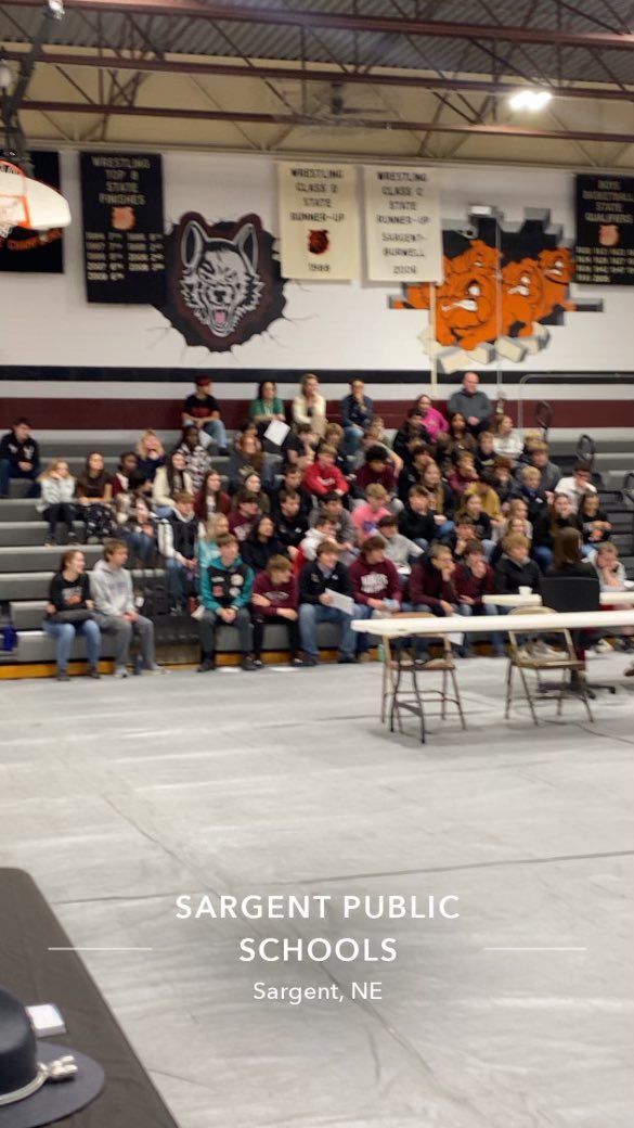 NSP_TroopE's tweet image. As #NSPCamp72 prepares for their final day, #GraduationDay, we are still out looking for #FutureTroopers and today is our annual day at Twin Loop Schools in Sargent. This morning is career fair and breakout sessions, this afternoon “A Day in the Life” experience.