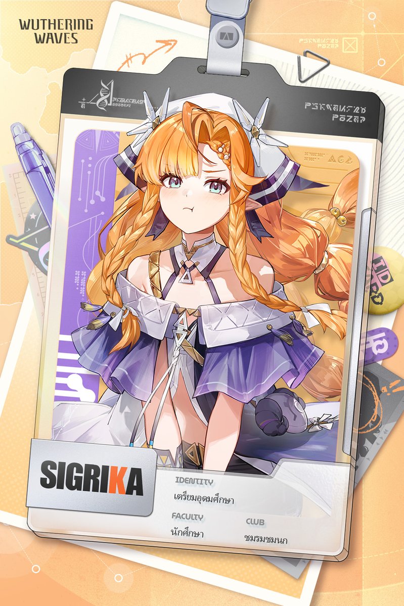 "ไง ฉันชื่อ Sigrika! อยากเข้าใจความหมายของรูนงั้นเหรอ? ถ้ามีอะไรอยากให้ช่วย มาหาฉันได้เลยนะ!"

#wuwaมาแว๊วว #wutheringwavesth #kurogames #Sigrika