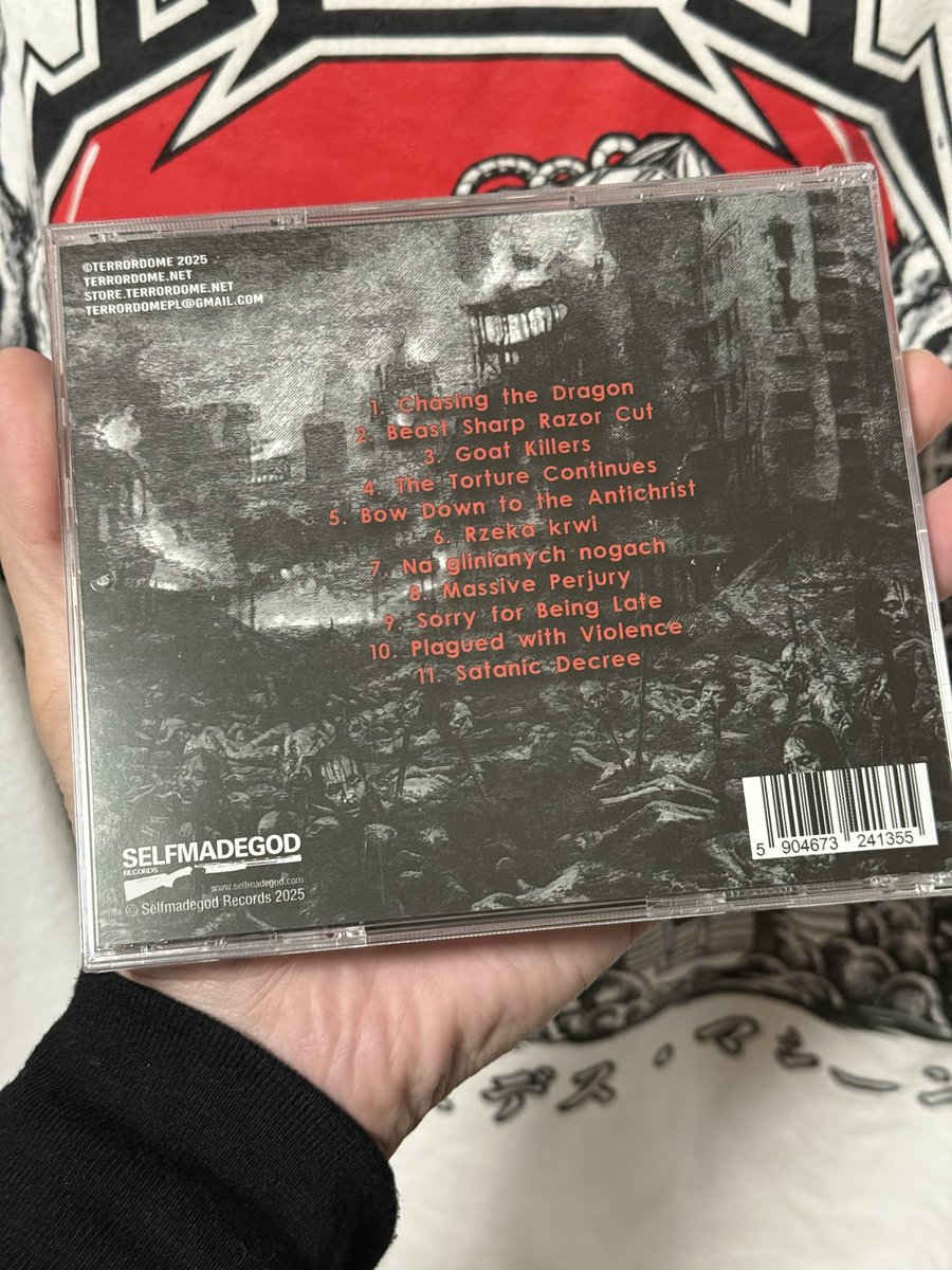 shishineko44225's tweet photo. #Nowplaying
#TERRORDOME🇵🇱
#PlaguedWithViolence
#ThrashMetal https://t.co/n7vnqSHwdP