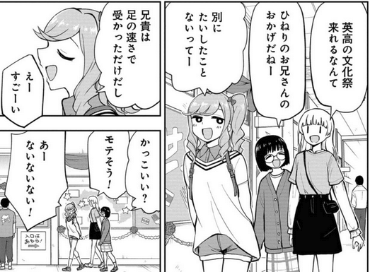 兄貴の高校の文化祭に友達を連れてくるかわいい妹 