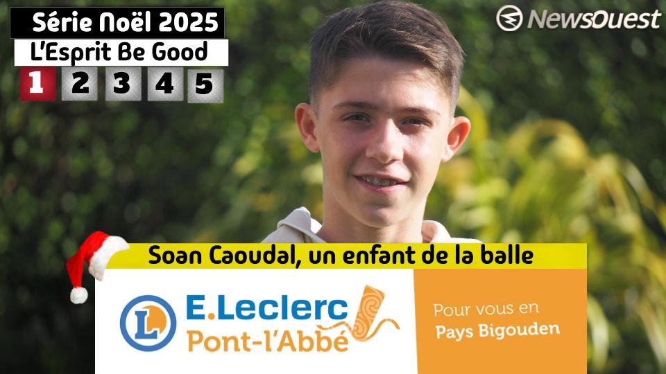 [ Série L'Esprit Be Good en partenariat avec <a href="/LeclercPontLa/">E.Leclerc Pont l'Abbé</a> ]

Football. Soan Caoudal, un enfant de la balle 

newsouest.fr/pays-bigouden/…