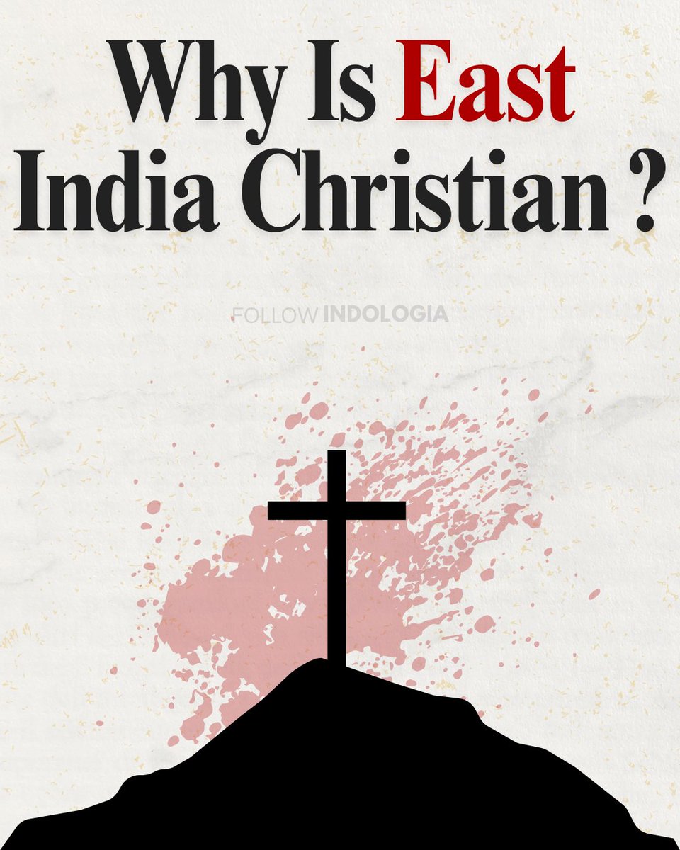 Imagine the hills of Eastern India. For thousands of years, the tribes here worshipped nature, the sun, and Dharmic gods.

They were unique, but they were always part of the wider Dharmic civilization. And then, the "visitors" arrived.

When missionaries first arrived in the