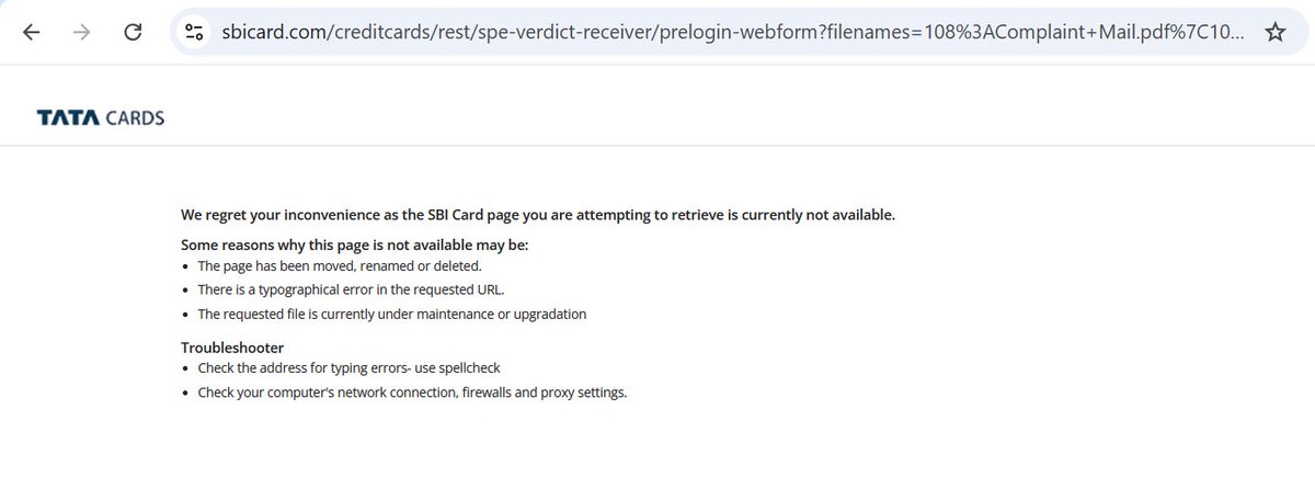 random_bacha's tweet image. Hi @SBICard_Connect,
Getting an error while escalating the Interaction 1-405609189303.