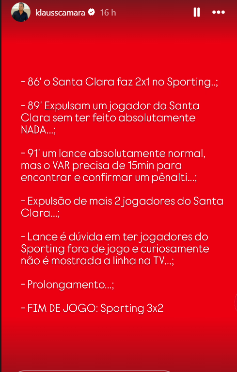 Presidente da SAD do Santa Clara: