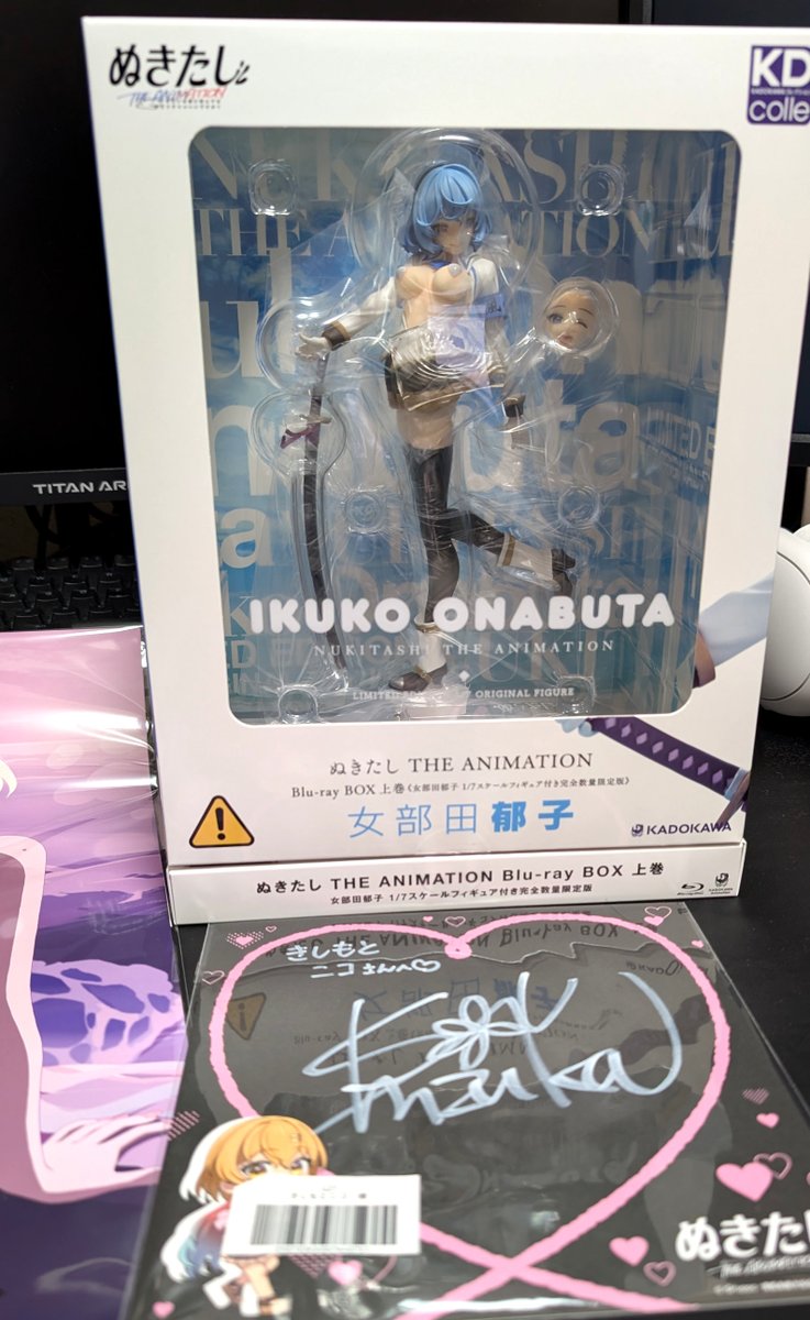 この前届いたぬきたしの円盤を開封。お高いだけあってなかなかの