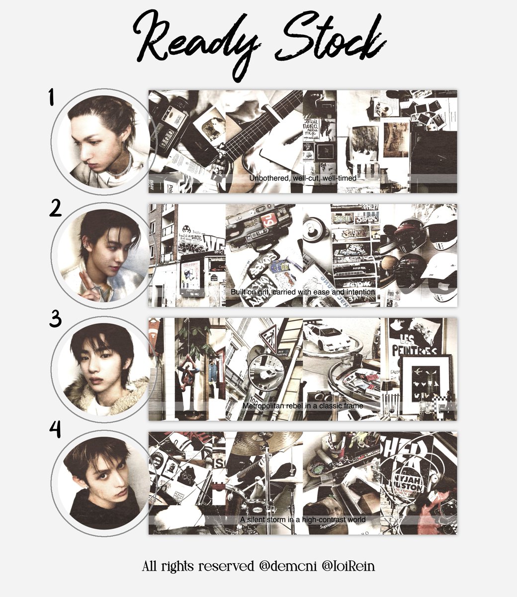 IoiRein's tweet image. PAGE vii : i deeply appreciate every repost you have granted. my thanks is sincere.

greetings. i'm offering cortis &amp;amp; enhypen layout in ready stock, priced at 6000 each. requests are also welcomed at the same price. enjoy your visit.

[#zonauang]